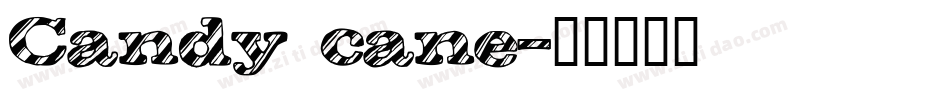 Candy cane字体转换
